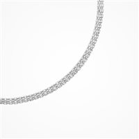 Collana Desmos Donna in Argento INFINITY ROUND GW 41- BIANCO - INFINITY ROUND GW 41- BIANCO
